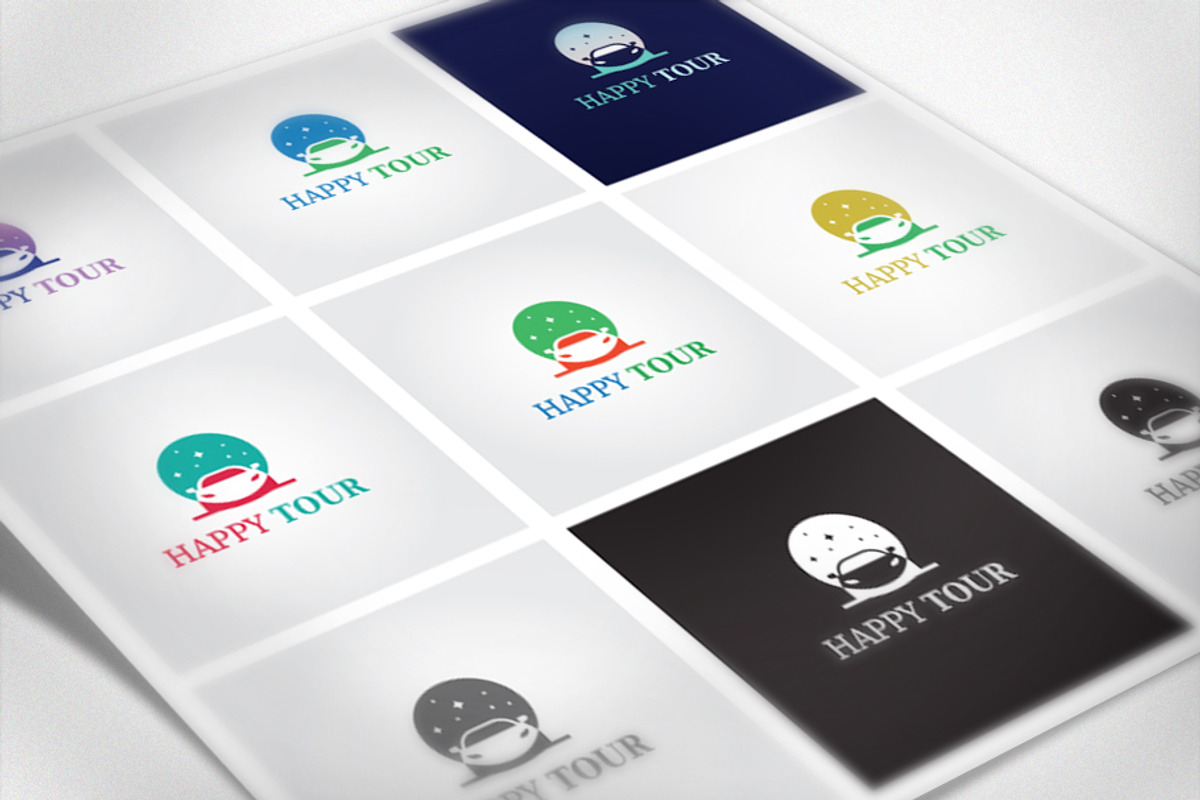 Happy Tour, a Branding & Logo Template by Cre8iveSense (Photo 3 of 4)