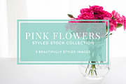 Pink Flowers Styled Stock, a Business Photo by Pixels & Design (Thumbnail 1 of 2)
