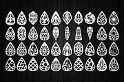 120 Svg Earrings laser cut template, a Graphic by CncCutModel (Thumbnail 2 of 4)