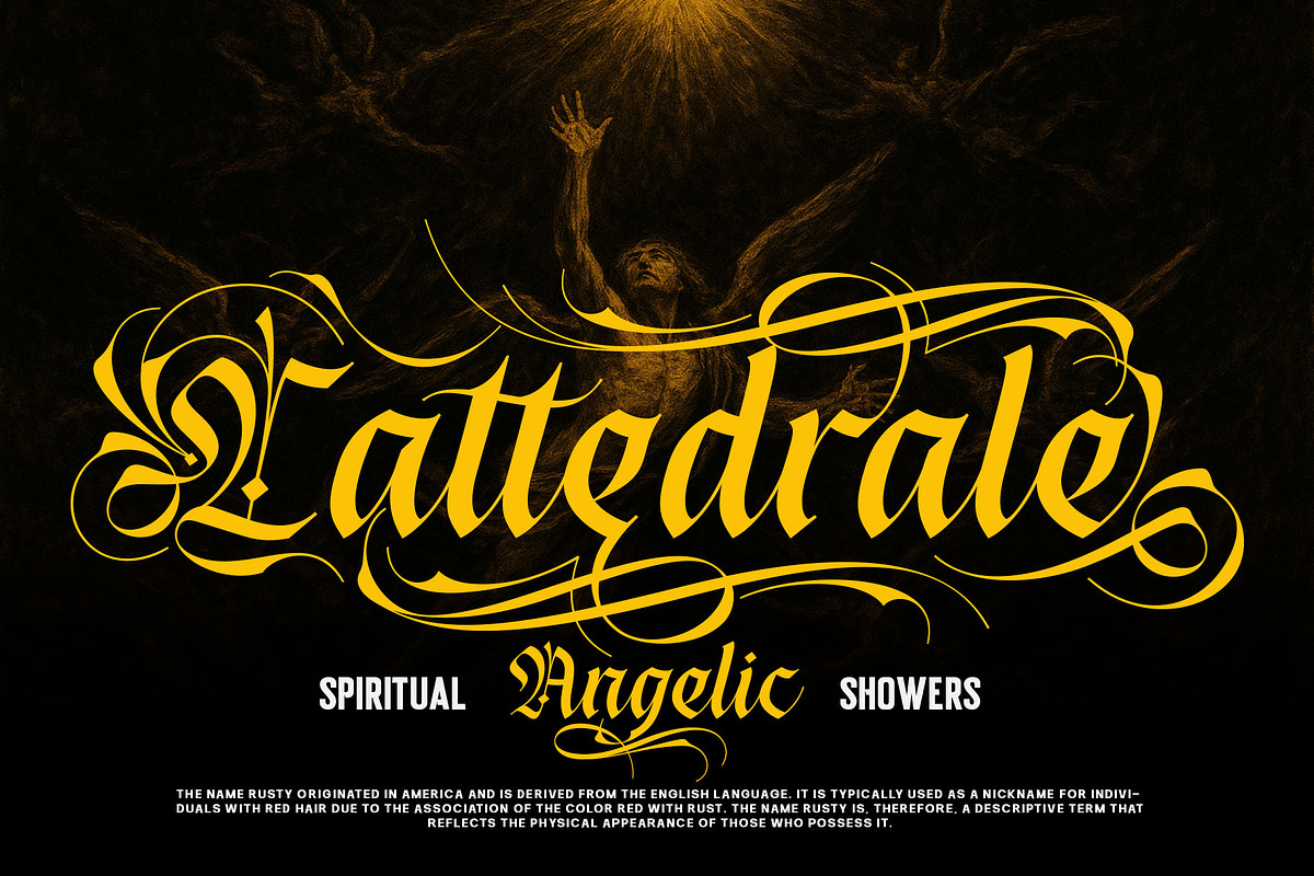 Berga Mont Typeface, a Blackletter Font by alit design (Photo 12 of 17)