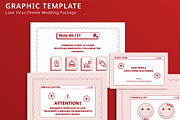 Love Virus Wedding Invitation Suite, an Invitation Template by Squirrel92 (Thumbnail 3 of 4)