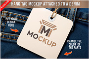 Denim Garment Hang Tag PSD, a Product Mockup by Bruno's Shop (Thumbnail 1 of 3)