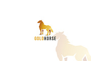 Gold Horse Logo Template, a Branding & Logo Template by dien96 (Thumbnail 1 of 3)