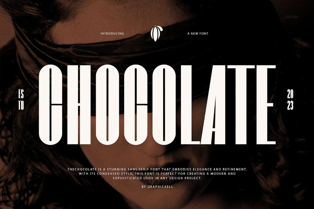 Chocolate Elegant Sans Serif Font, a Sans Serif Font by Graphicxell (Photo 1 of 7)