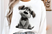 Cute Watercolor Dogs Clipart, an Illustration by SinaCreation (Thumbnail 5 of 6)