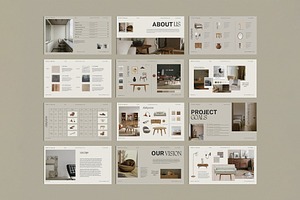 Interior Design Presentation Canva