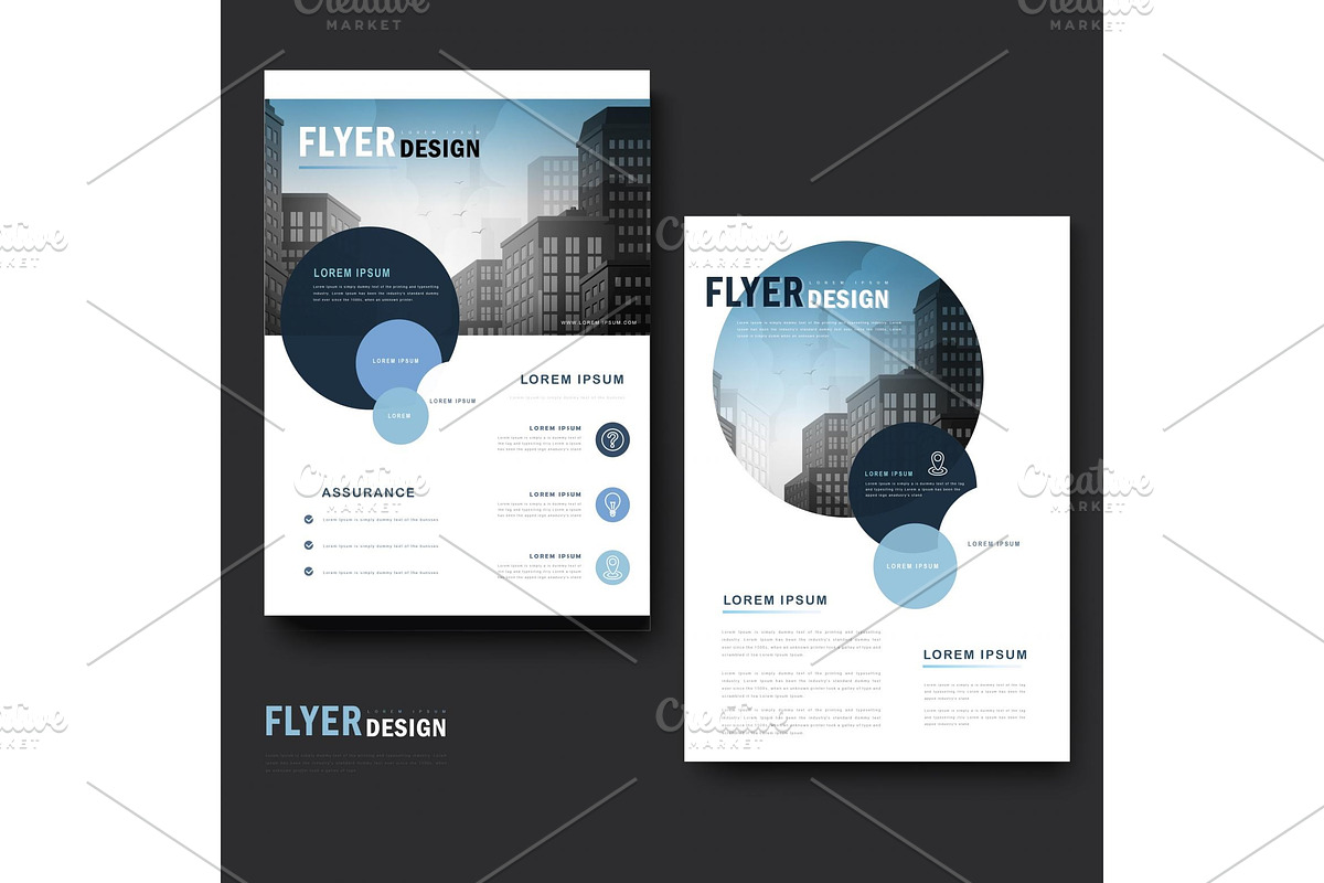 Modern brochure template, a Brochure Template by TotallypicRF