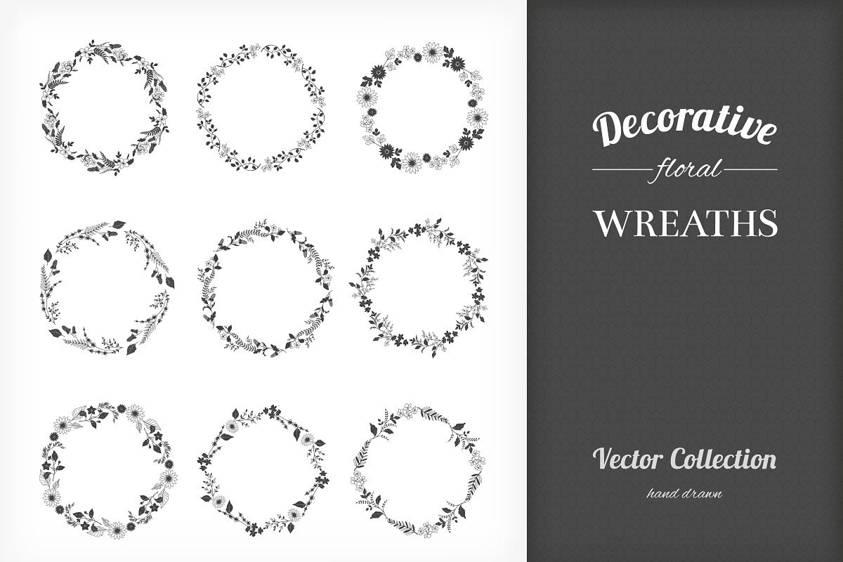 9 Floral Wreaths