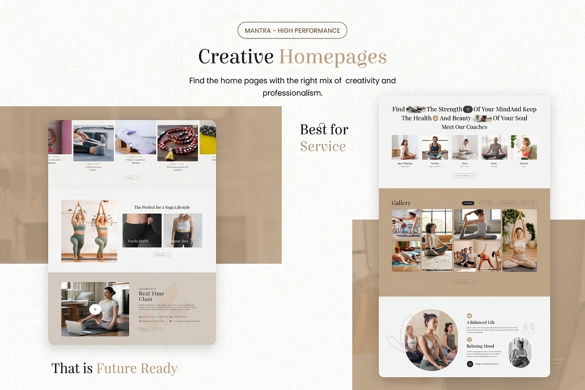 Mantra - Yoga WordPress Theme, a WordPress Template by ThemesRain (Photo 2 of 3)