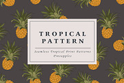 Tropical flower pattern, a Pattern Graphic by Graphic Box (Thumbnail 3 of 8)