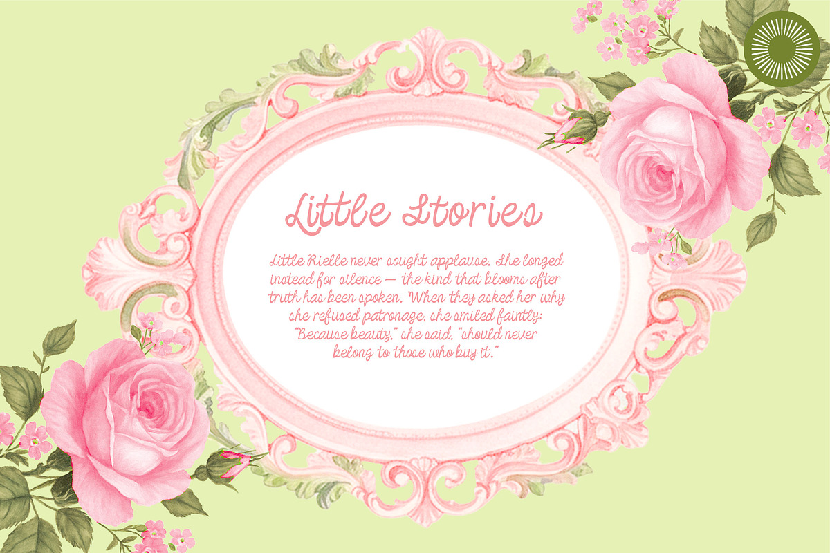 Little Rielle| Fairytale Handwritten, a Handwritten Font by Setara Langit CreativeStd (Photo 6 of 12)