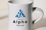 Alpha Modern Abstract Letter A Logo, a Branding & Logo Template by MadeByShahbaz (Thumbnail 4 of 5)