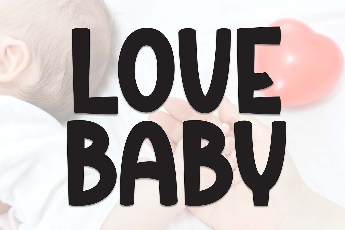 Love Baby | Script Font, a Script Font by Scratchones (Photo 1 of 8)