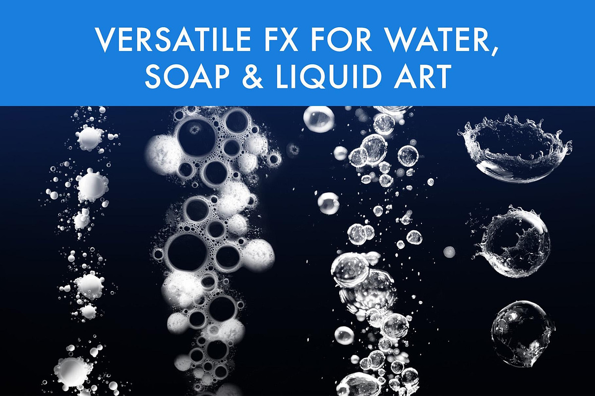 Bubbles & Foam Brush Set, a Brush Add-On by Zsolt Kosa Art (Photo 3 of 6)