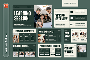 Forest Sage Learning Session, a Presentation Template by Sixtemp