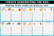 Cursive Handwriting for Kids, a Print Template by Designmela01 (Thumbnail 4 of 7)