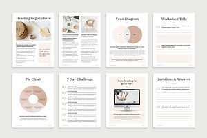 Coaching Workbook Templates Canva