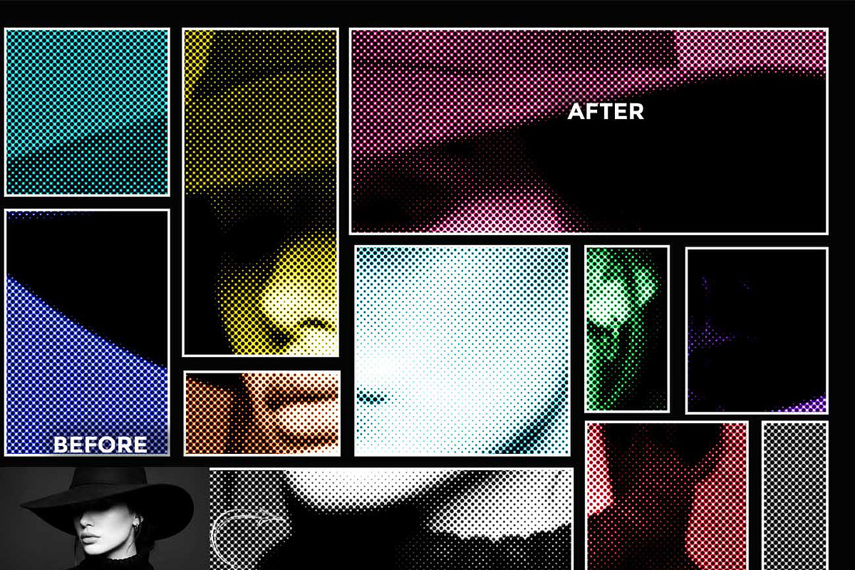 HALFTONE X Experimental Halftone, an Action Add-On by Studio Retouch (Photo 30 of 63)