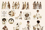 NEUTRAL NATIVITY CLIPART PACK, a Person Illustration by Daring Digies (Thumbnail 2 of 9)