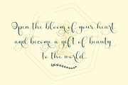 Greenleaf font duo, a Script Font by Barra & Beryl Co. (Thumbnail 9 of 10)