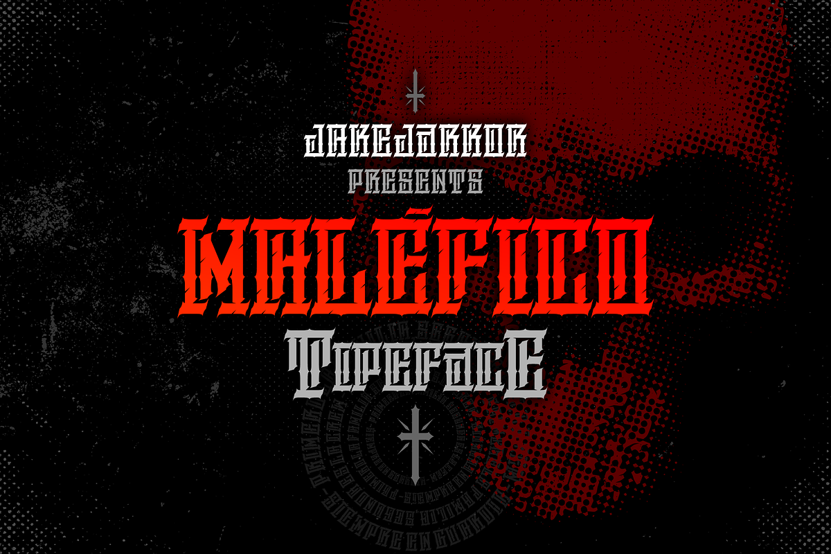 MALÉFICO I FONT, a Blackletter Font by jakejarkor (Photo 1 of 6)