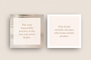 Life Coach Quote Templates for Canva, a Social Media Template by DeeBeeDesign (Thumbnail 4 of 9)