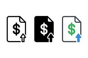 Finance Growth Icons, a Solid Icon by Artonix (Thumbnail 2 of 2)