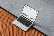 Laptop Mockup, a Mac Mockup by UFR_GRAPHIC (Thumbnail 3 of 4)