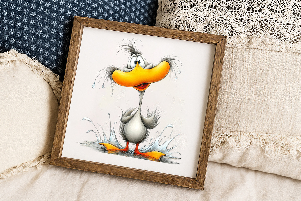 Whimsical Geese Clipart, an Illustration by Libby Wishes (Photo 7 of 7)