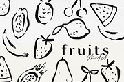FRUITS / ILLUSTRATION PNG AND VECTOR, a Decorative Illustration by KruthDesign (Thumbnail 1 of 3)