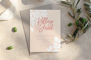 Blush Wedding Stationery Suite