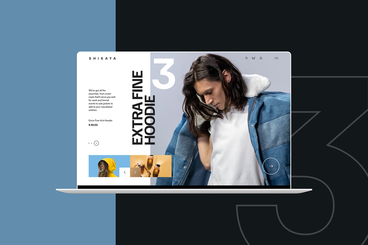 Olqinu - Figma Fashion Web Headers, an UI Kit Template by neuwebz (Photo 5 of 5)