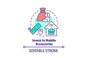 Invest In Mobile Accessories Icon