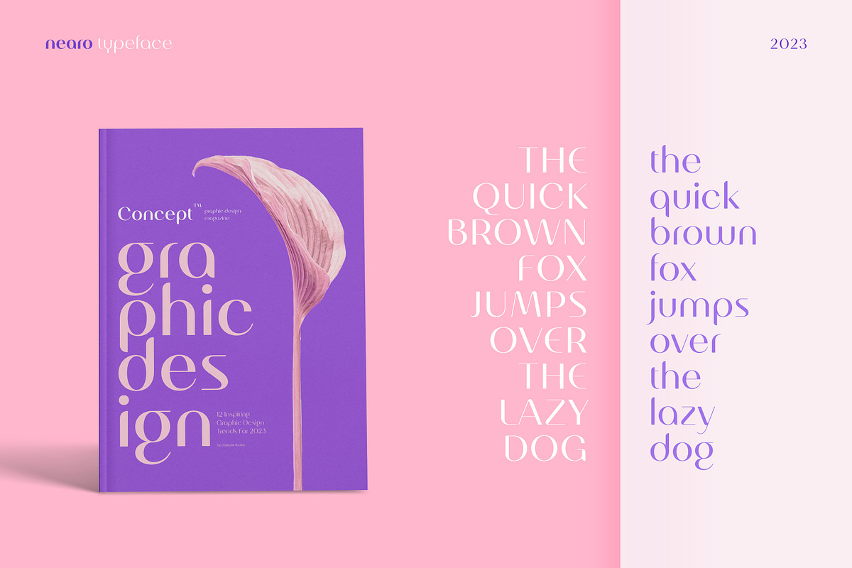 Nearo Font Family, a Font by Digitype Studio (Photo 4 of 10)