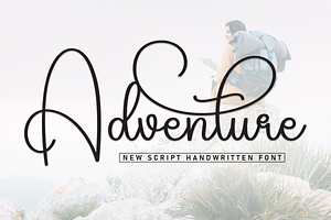 Adventure Script Font