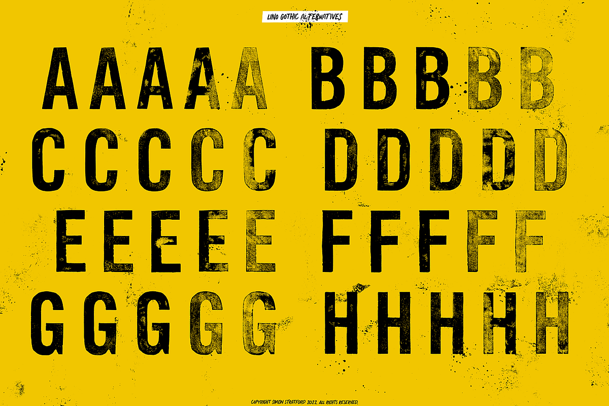 Display Font Lino Gothic, a Sans Serif Font by Itsmesimon (Photo 8 of 23)