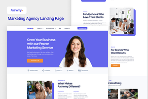 Alchemy - Landing Page