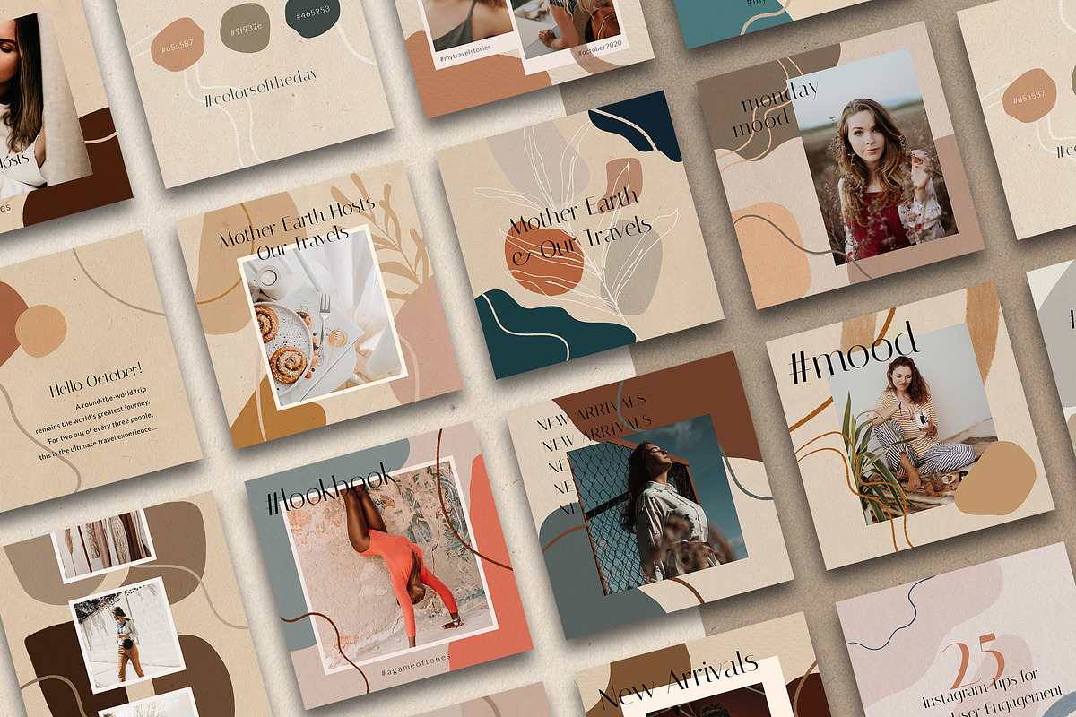 #InstaCool Instagram Posts & Stories, a Social Media Template by SilverStag Type Foundry (Photo 5 of 28)
