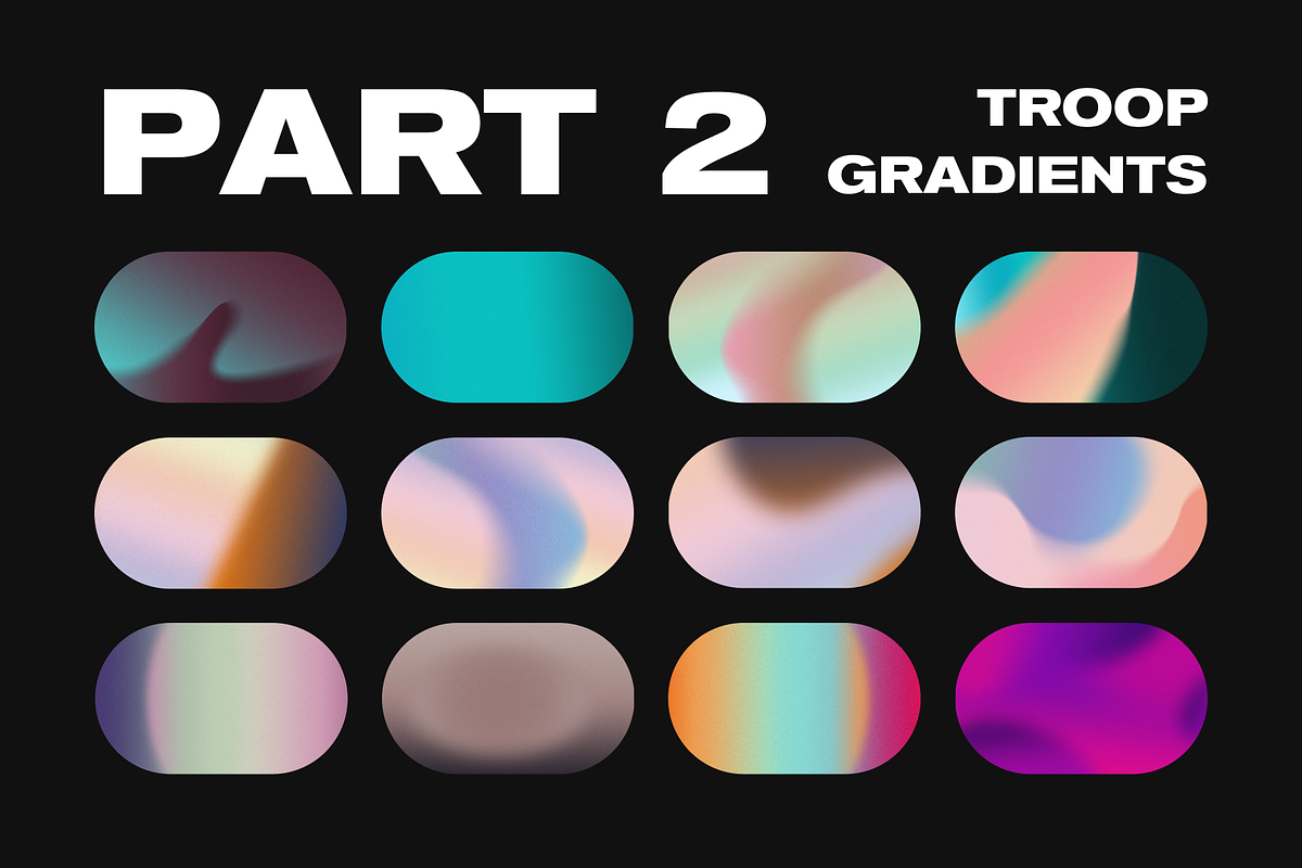Troop - Textured Grain Gradients, a Background Graphic by Delightful Design (Photo 10 of 11)