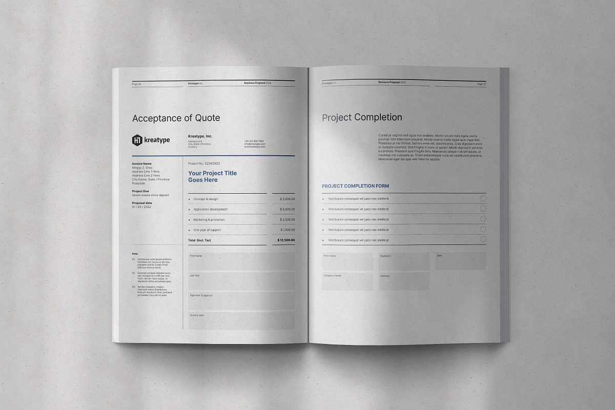 Kreatype Proposal, a Brochure Template by Kreatype Studio (Photo 15 of 18)