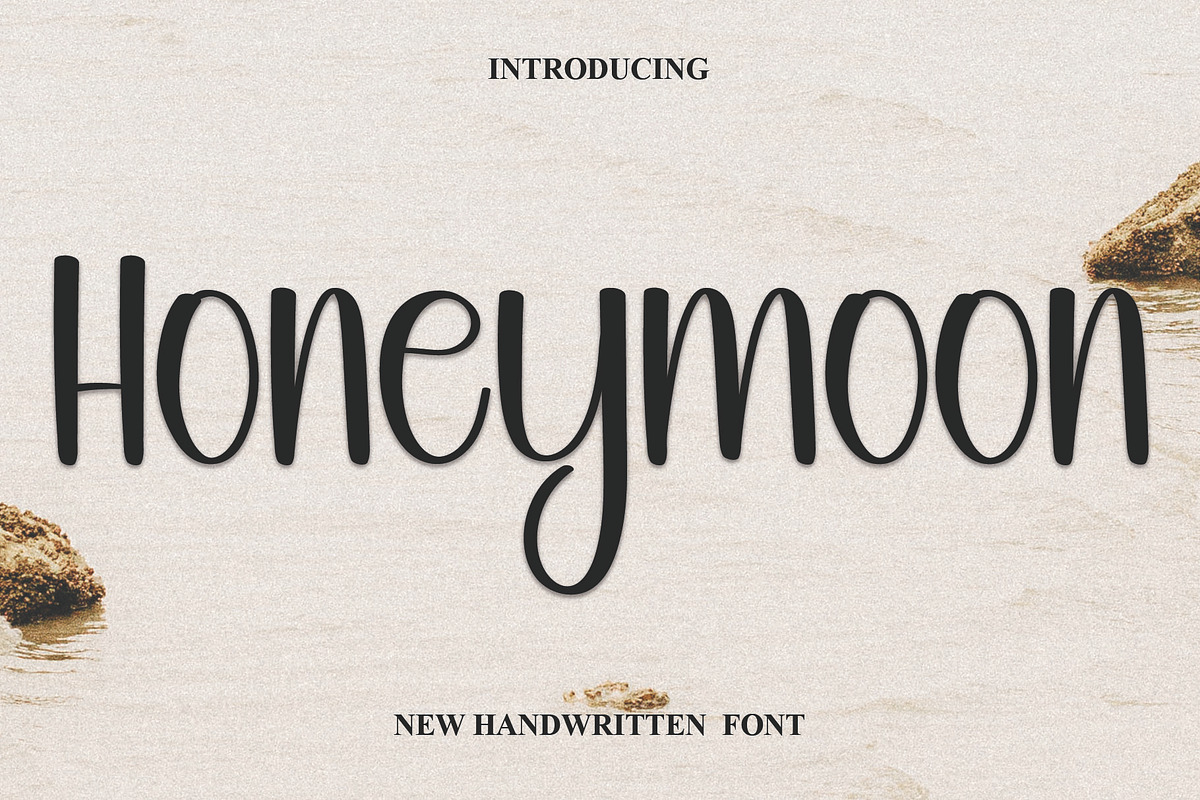Honeymoon, a Handwritten Font by FreshTypeINK (Photo 1 of 8)