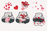 Lovely vibes vector patterns clipart, an Animal Illustration by FleurArt (Thumbnail 6 of 16)
