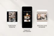 Restaurant Instagram Kit | Canva, a Social Media Template by Rose & Co. (Thumbnail 5 of 7)