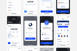 Bankgo - E-Wallet App UI Kit