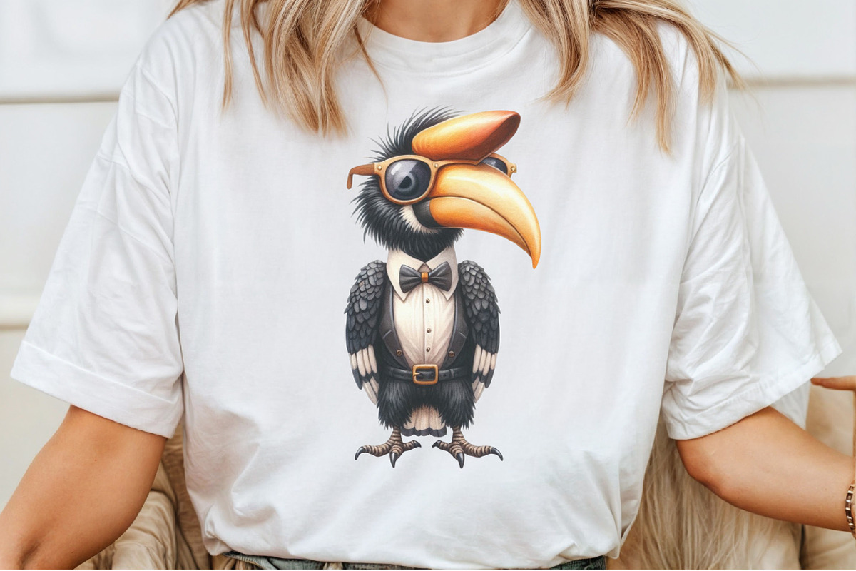 Hornbill Bird Clipart, an Illustration by Pixels.Craft (Photo 7 of 7)