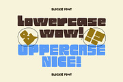 Blockie - Hand-lettered Display Font, a Font by Studio Funshop by Kelli (Thumbnail 10 of 13)
