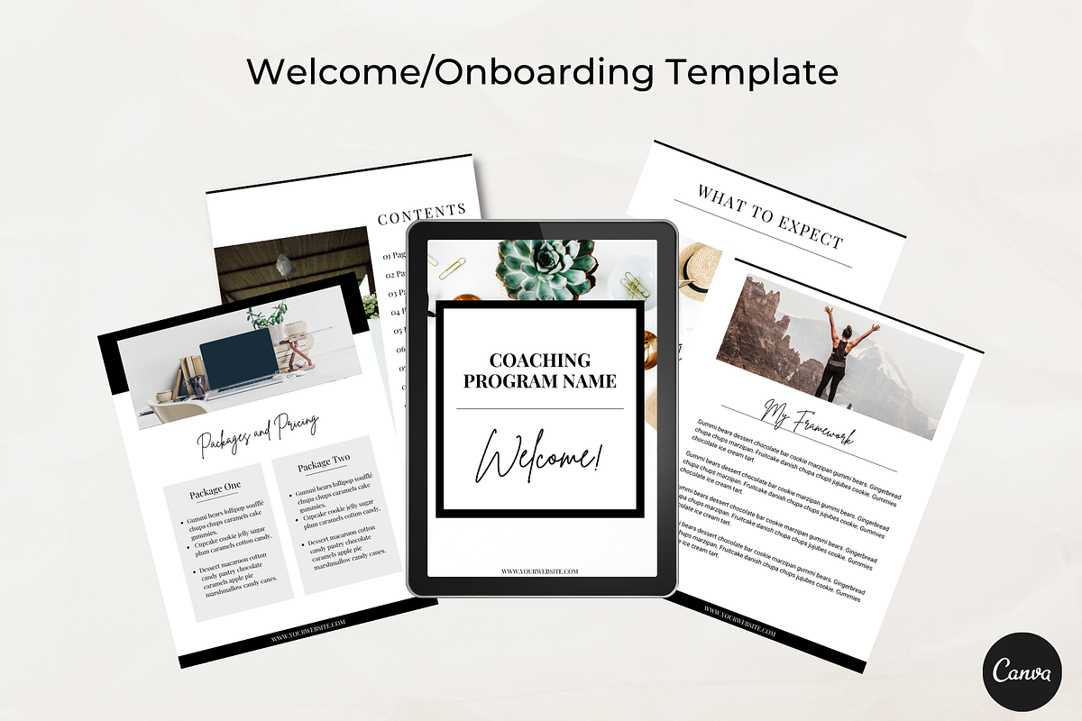 Website Template & Branding Kit, a Websites & App Template by Joanna Lane Designs (Photo 2 of 7)