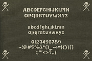 Neblat Stencil Font, a Handwritten Font by AROKA (Thumbnail 3 of 6)