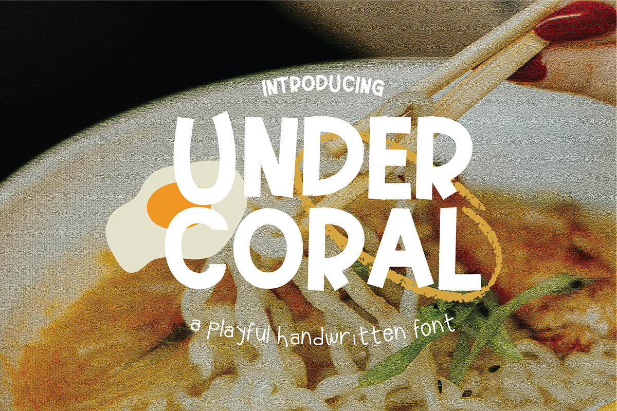 Undercoral -Playful Handwritten Font, a Handwritten Font by Berdansabersama (Photo 1 of 8)