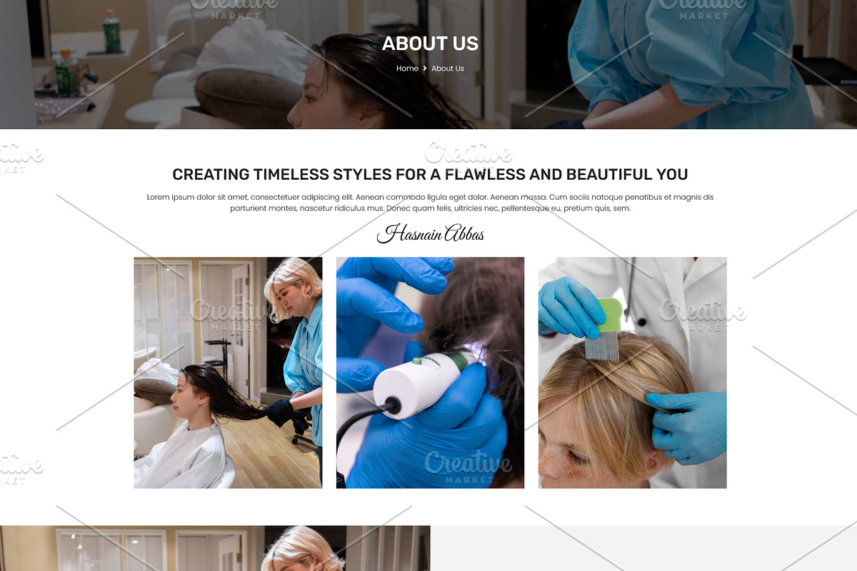 Hair Clinic WooCommerce Template, a WordPress Template by HasnainDEV (Photo 2 of 5)